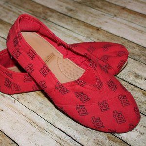 St Louis Cardinals MLB like TOMS 6.5 Shoes
